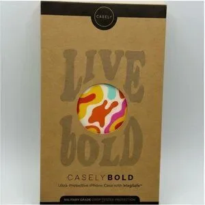 Casely Live Bold Tropical Color Splash Abstract Retro Case Bold + MagSafe