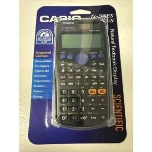CASIO FX-300ES PLUS Scientific Calculator ACT SAR PSAT New Sealed Card Damage