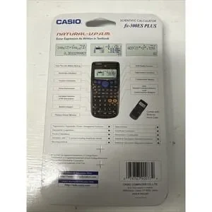 CASIO FX-300ES PLUS Scientific Calculator ACT SAR PSAT New Sealed Card Damage