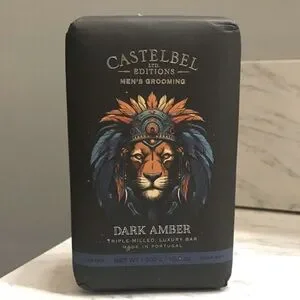 Castelbel Ltd Editions Men’s Grooming Dark Amber Luxury Bar