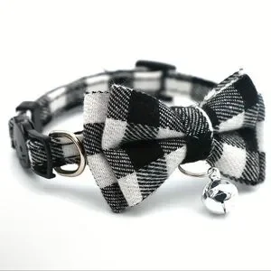 Cat Bow Tie Collar Kitten Accessory