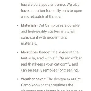 Cat Camp Camouflage Cat Tent