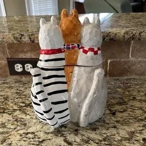 Cat Ceramic Food Or Treat