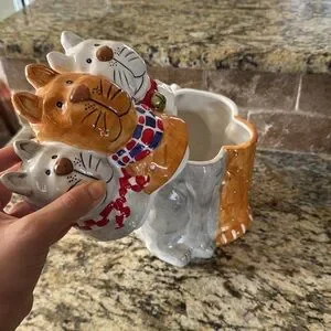 Cat Ceramic Food Or Treat