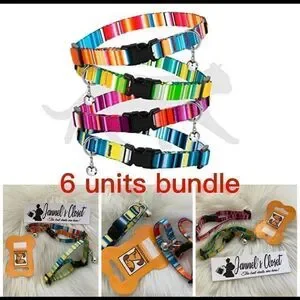 Cat Collar with Bell 6 PCS Aztec Pattern Safety Collars for Cats Kitten