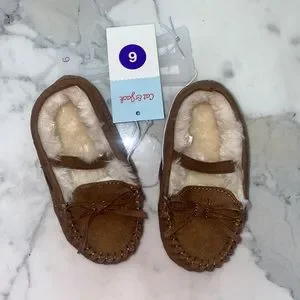 Cat & Jack Moccasins Size 6 Celina Dark Chestnut