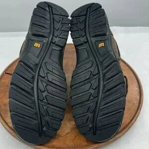 CAT Men’s Threshold Work Boots Size 11 Steel Toe Waterproof Slip Resistant Ankle