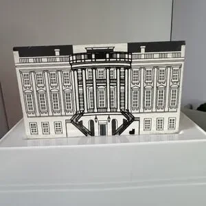 Cat's Meow The White House Washington DC Series Wood Shelf‎ Sitter 1991 Signed