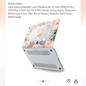 Cavka Hard Case/Laptop case Compatible with MacBook Air Nurse/Doctor Stethoscope
