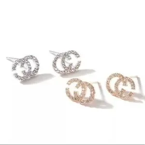 Cc zircon crystal earrings Cc zircon crystal earrings