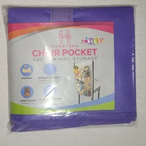chair pocket honeyera soft animal storage