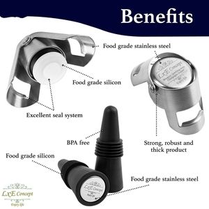 Champagne Stopper Set