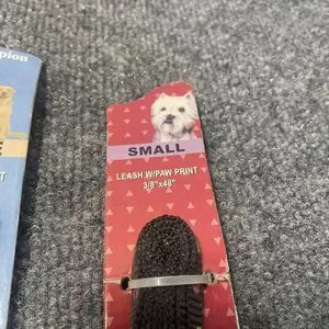 Champion Dog Leash Lot Paw Print Small Large Blue Black 3 Pieces Pet Supplies
