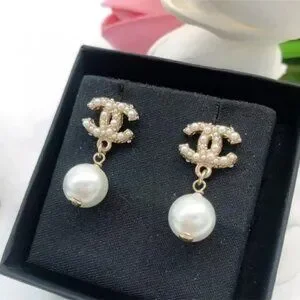 Chanel Pearl Drop Earrings