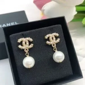 Chanel Pearl Drop Earrings