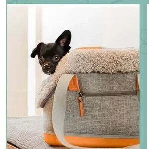 Charcoal Gray Pet Carrier by Left Pine