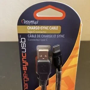 Charging Cable 3ft USB Type C 3ft USB 2.0 Lynco Power Up Sync