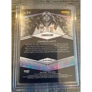 Chase Elliot 5/10 Gold Brilliance Insert 2022 Panini Prizm Racing EBAY 1/1
