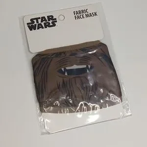 Chewbacca Kids Face Mask - Star Wars Brown Ages 4+