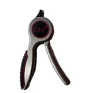 Chi Guillotine Nail Clipper Trimmer for All Dog Breeds Silver Red Black 5.5"