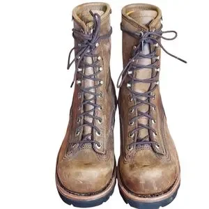 Chippewa Brown Leather Men's Boots