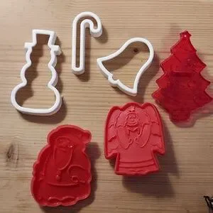 Christmas cookie cutters set of 6