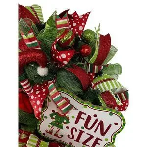 Christmas Elf Wreath Door Wreath Christmas Wreath