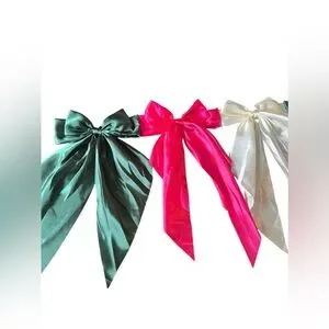 Christmas Holiday Bow Garland 7 Bow/50” Length