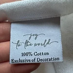Christmas Nativity “Joy To The World” Kitchen Hand Towels Set Of 2