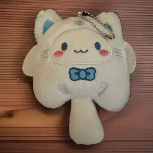 CINNAMOROLL Cat Costume Sanrio Keychain Bag Charm white New