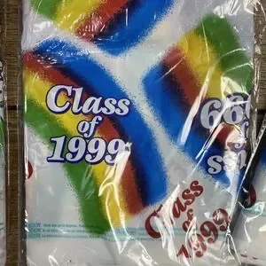 Class Of 1999 PLASTIC TABLE COVER Tablecloth Birthday Party Decoration