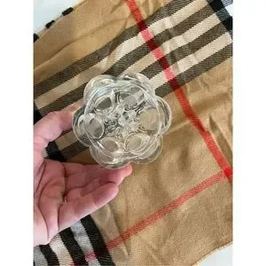 Clear acrylic makeup brush holder