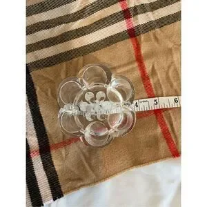 Clear acrylic makeup brush holder