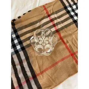 Clear acrylic makeup brush holder