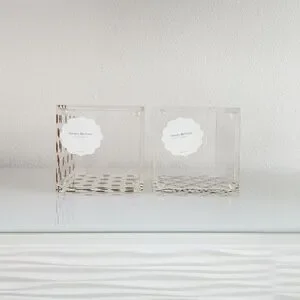 Clear Acrylic Organizer Container Set - Kitchen Office Bathroom Makeup