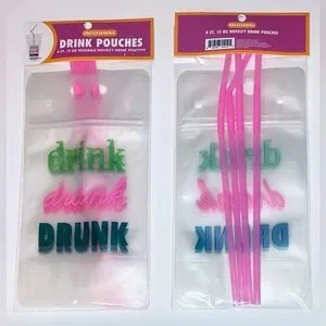 Cleverworks Collapsable Drink Pouches - NEW 4 count. 2 packs