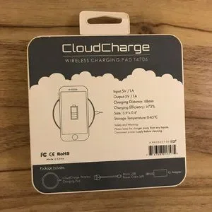CloudCharge Wireless USB Charging Pad T4706 New Open Box