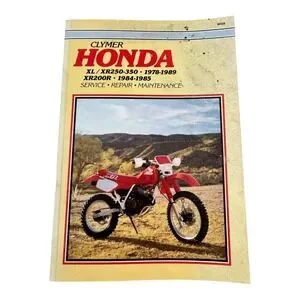 Clymer service manual for Honda XL/XR250-370:1978-1995 XR200R:1984-1985 XR250L