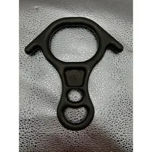 CMI Rescue Figure 8 Rappel Rock Climbing Ring Black Aluminum Alloy Pear Shape