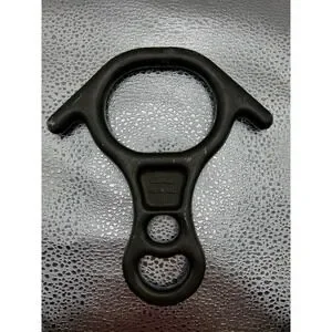 CMI Rescue Figure 8 Rappel Rock Climbing Ring Black Aluminum‎ Alloy Pear Shape