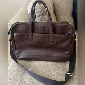 Coach Hamilton Briefcase Laptop Leather Bag Crossbody F22528 VTG Y2K