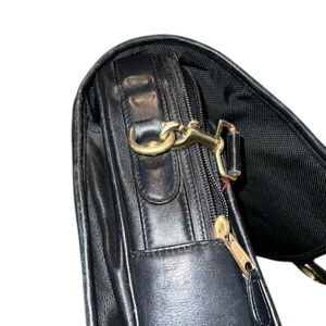 Coach Vintage Unisex Black Leather Briefcase Bag #0532
