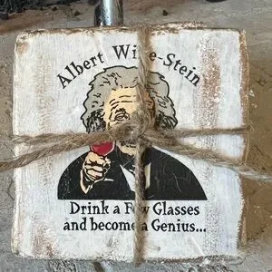 Coaster Set Handmade Albert Wine-Stein