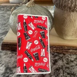 Coca Cola Red and Black Bottle Pattern Phone Cover