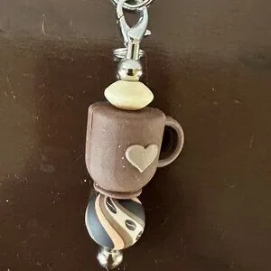 Coffee Cup Interchangeable Cell Phone Charm Cute Accessory for Case or