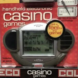 Coleco Casino Games 3 In One Handheld Texas Hold'em High Blackjack 5 Card Draw