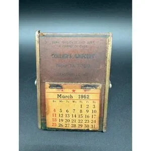 Collier's Grocery Vintage Advertising Mirror Graysonville MO 1962