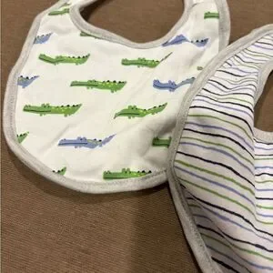 Colorful Baby Bib Set With Fun Designs