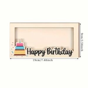 Colorful Cake Birthday Money Holder NEW 1 Pc