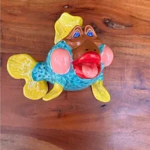 Colorful Ceramic Fish Decor